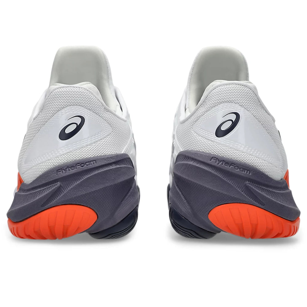 ASICS Men's Court FF 3 Tennis Shoe (White/Greyish Purple)