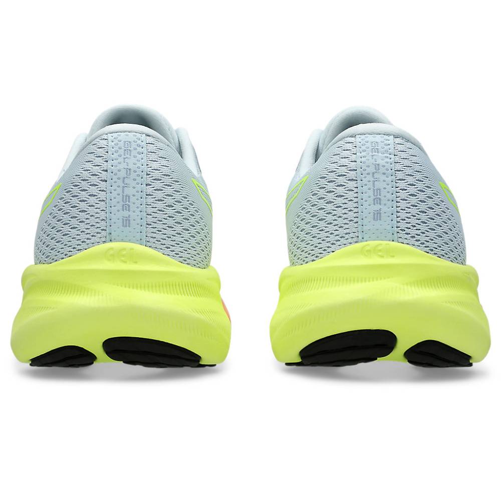 ASICS Men's Gel Pulse 15 Running Shoe (Cool Grey/Safety Yellow)