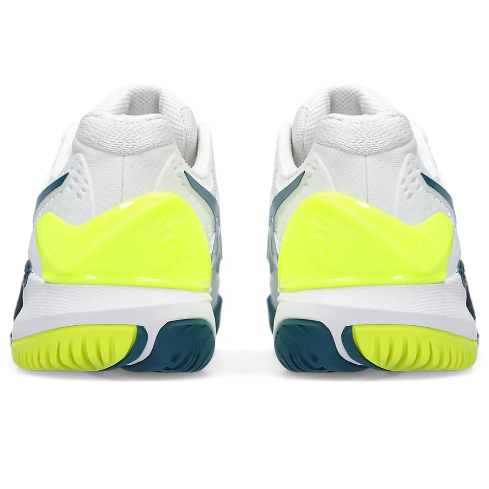 asics Gel-Resolution 9 new tennis White,Restful Teal Shoess