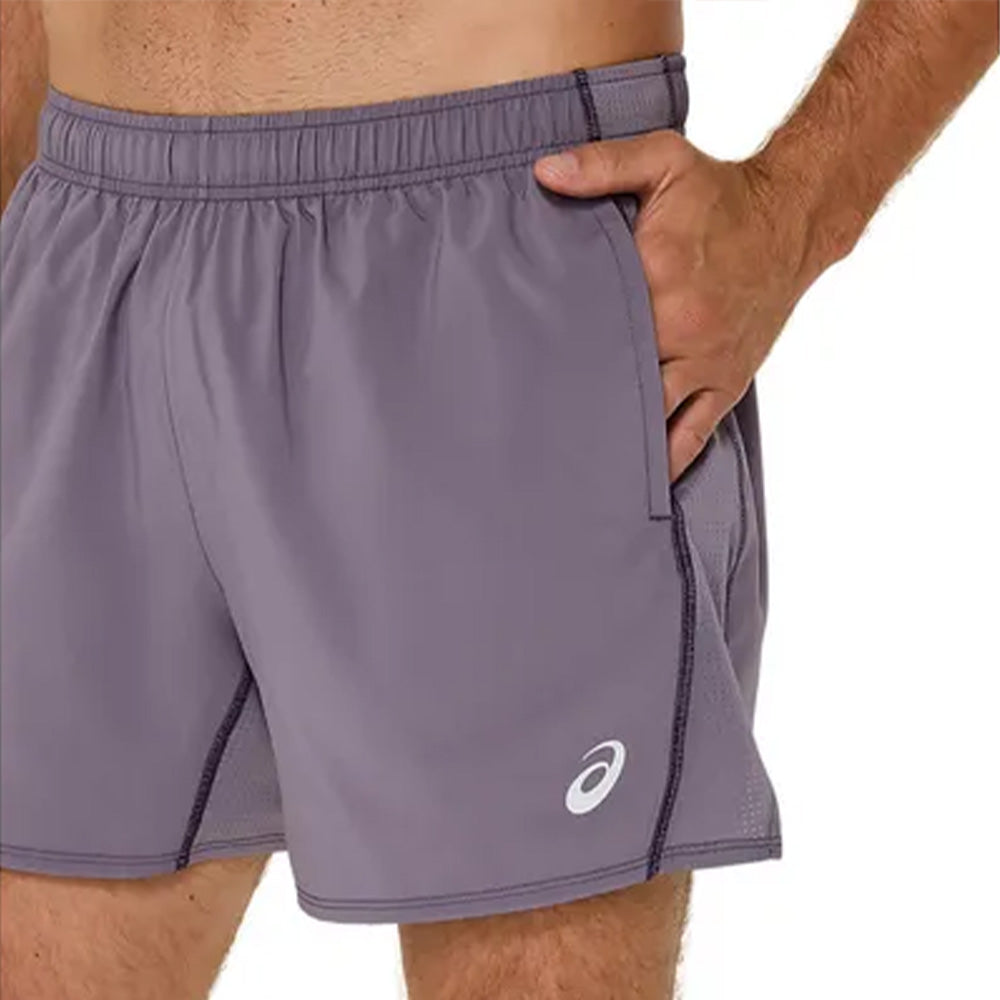 ASICS Men's Silver 5In Short (Lavender Grey)