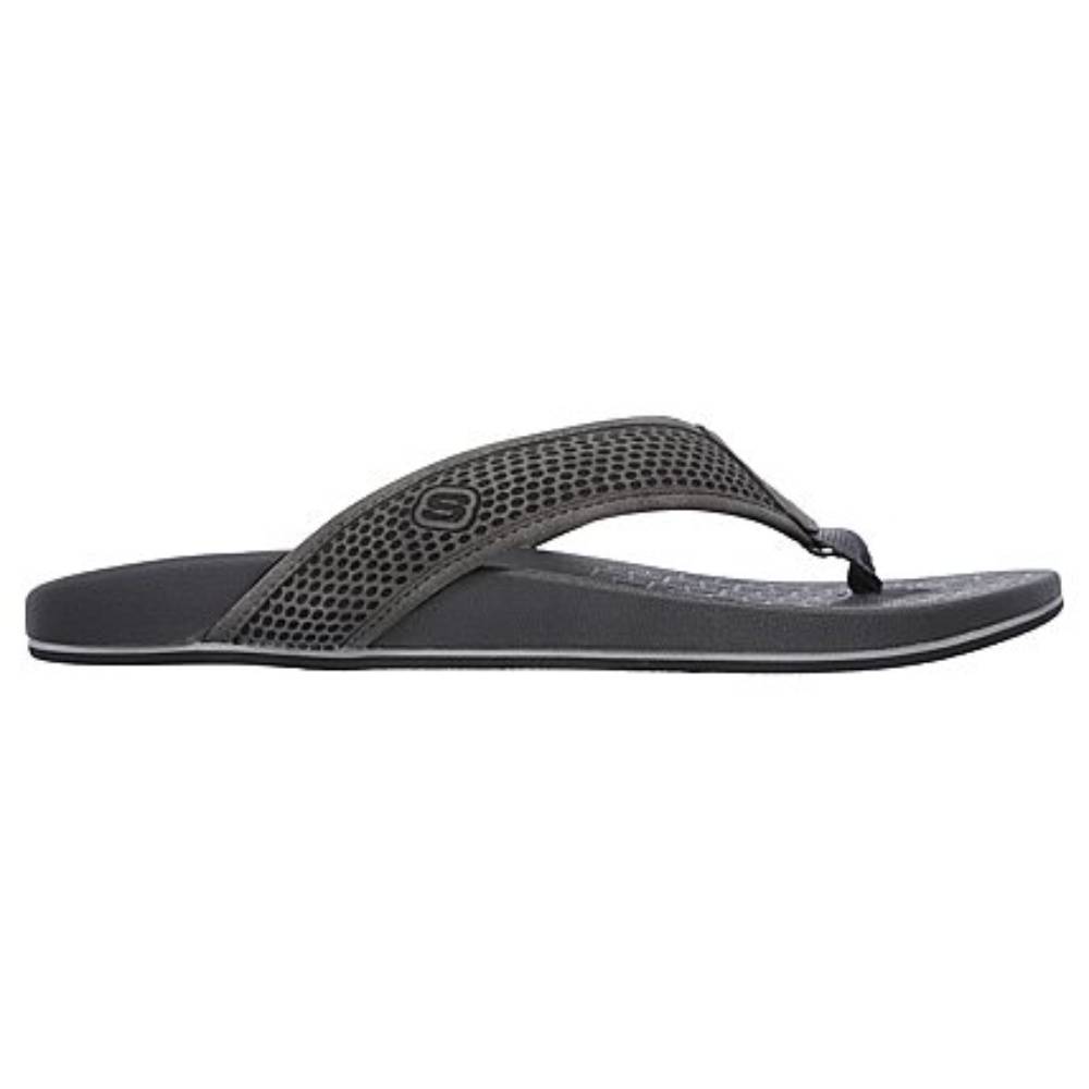 Skechers men's emiro relaxed fit outlet memory foam thong sandal