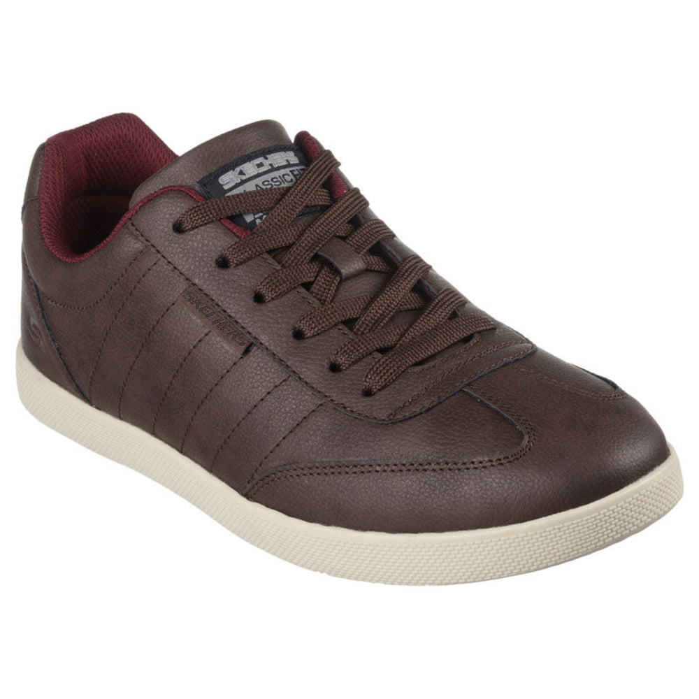 skechers men lace-up placer crandon casual shoe
