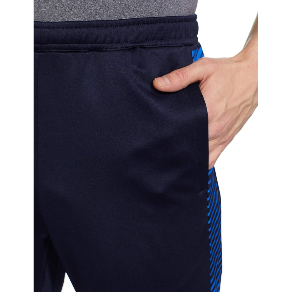 asics slim fit stripes track midnight pant