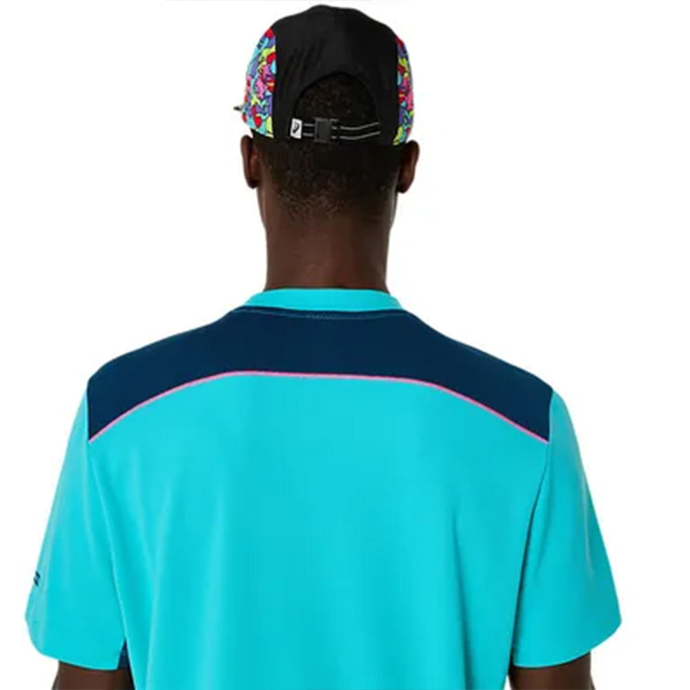ASICS Men's Padel Court SS Top (Aqua)