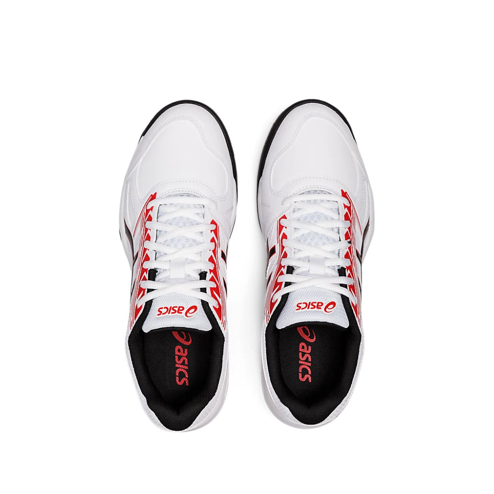 asics Gel-Lethal Field best Cricket White,Red Shoes