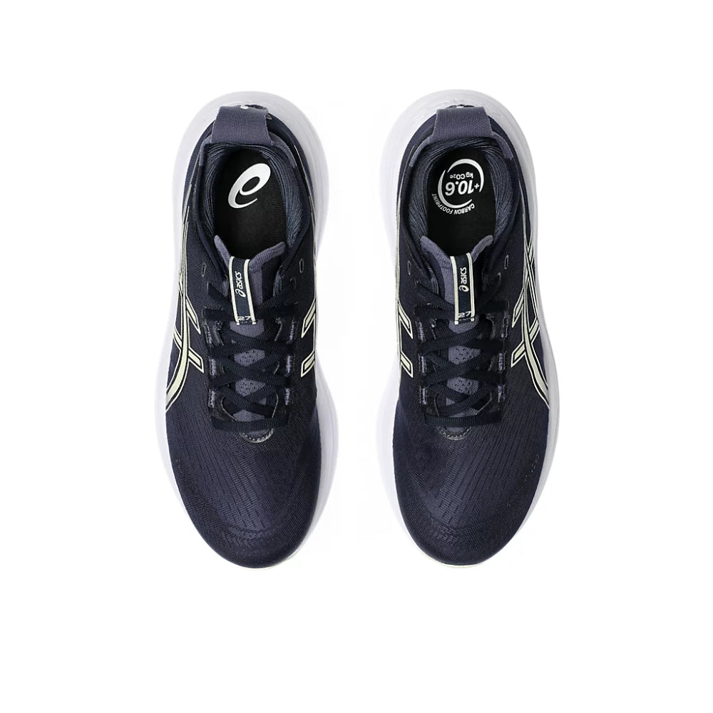 ASICS Men's Gel-Nimbus 27 Running Shoe (Midnight/Vanilla)