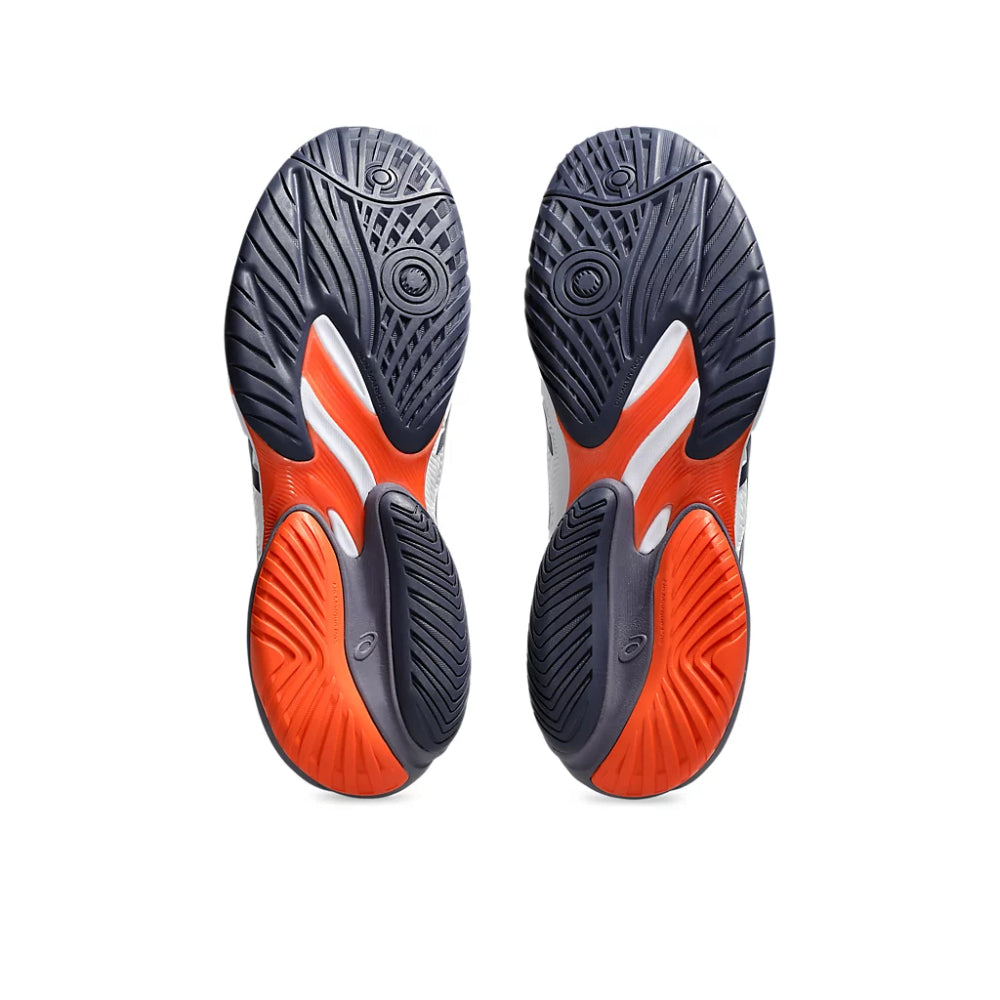 ASICS Men's Court FF 3 Tennis Shoe (White/Greyish Purple)