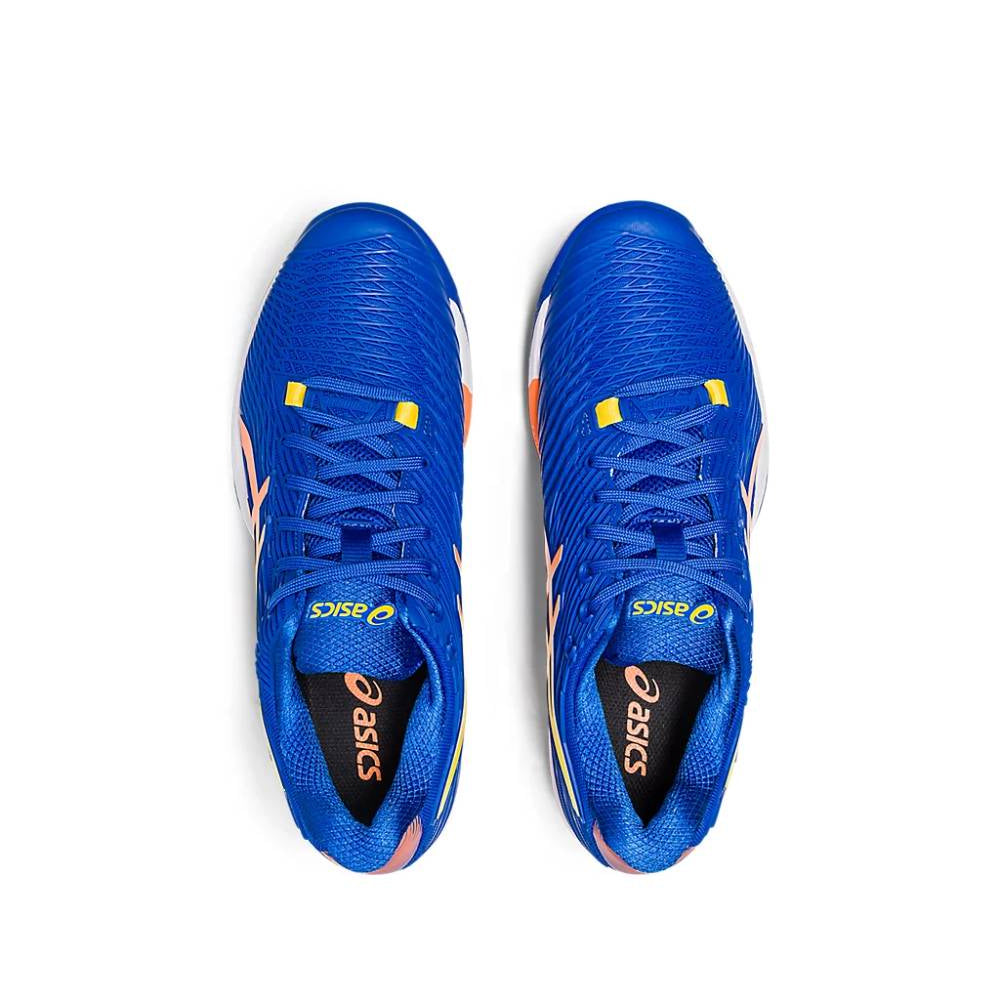 asics Solution Speed FF 2 Novak best tennis Tuna Blue,Sun Peach Shoe