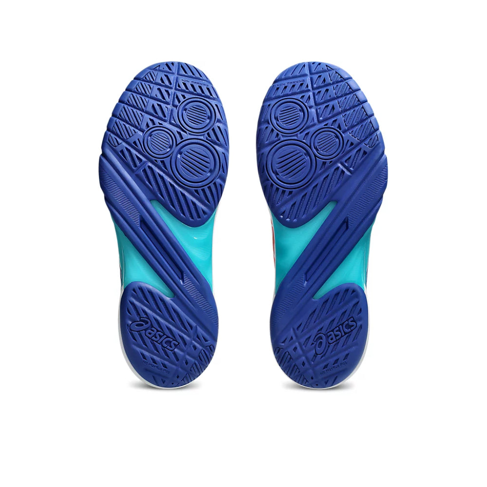 ASICS Men's Powerbreak FF Badminton Shoe (White/Blue)