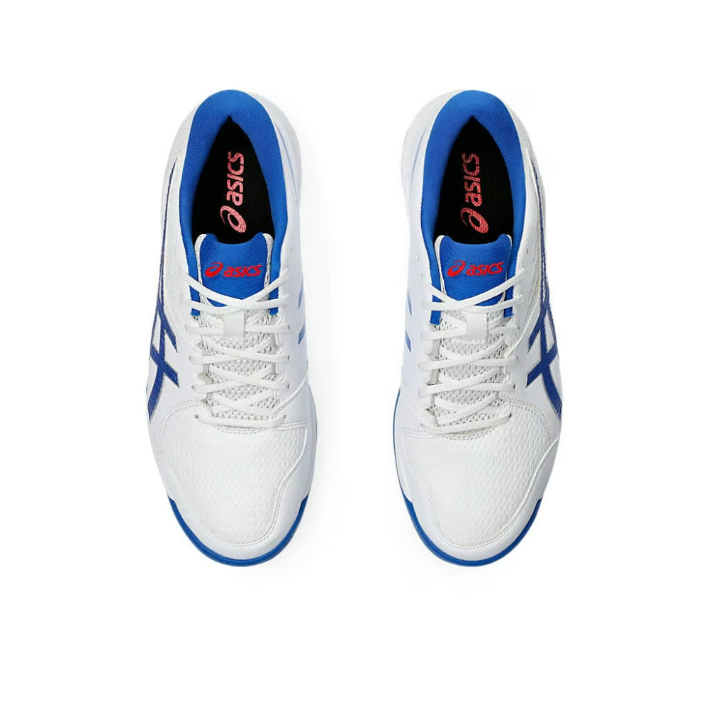 asics Gel-Peake 2 new cricket White,Blue Shoes