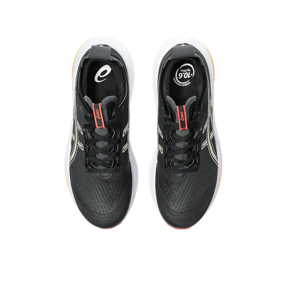 ASICS Men's Gel-Nimbus 27 Running Shoe (Black/Khaki)