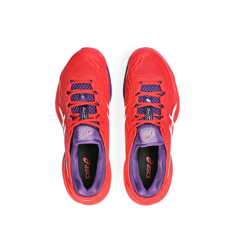 asics Court FF 3 Novak best tennis Classic Red,White Shoe