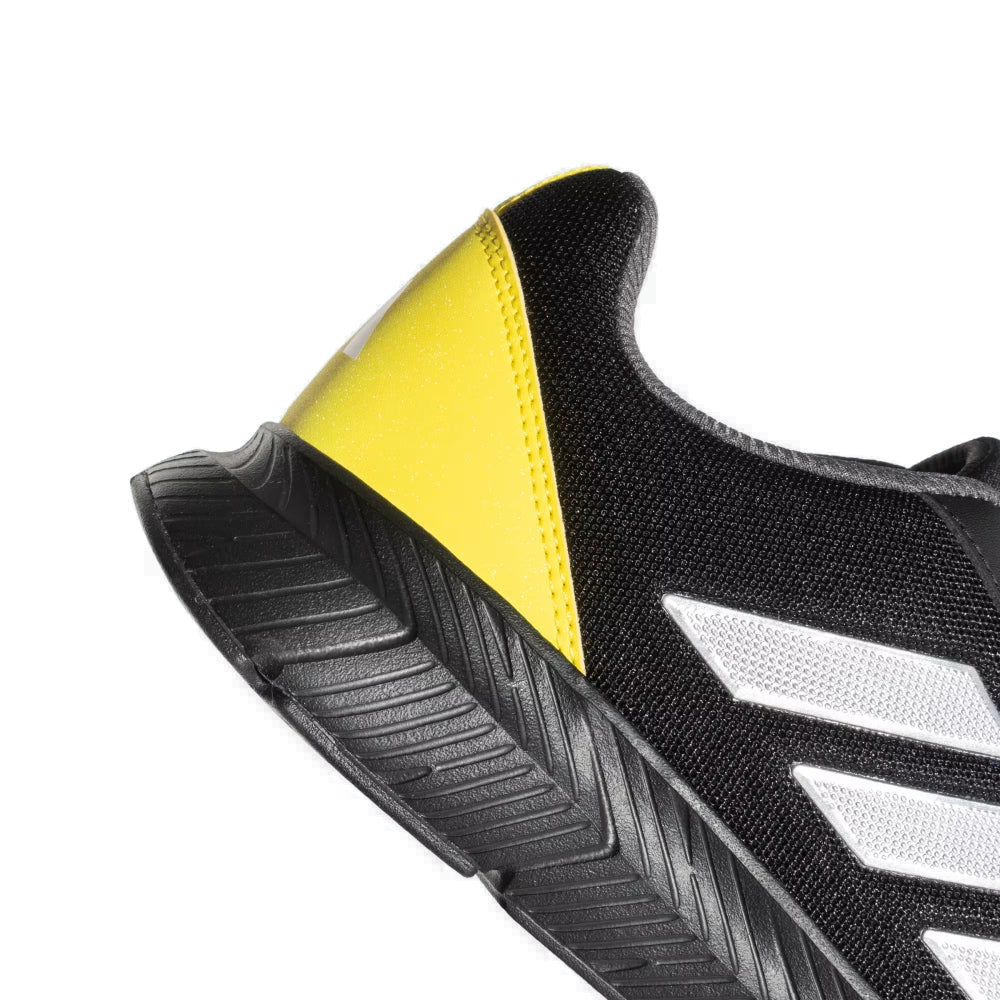 Adidas Men's Air-Yardfun Running Shoe (Black/Silver/Yellow)