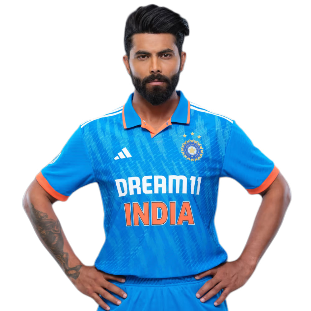 Recommended Adidas Men India Cricket Odi Fan Bright Blue Jersey