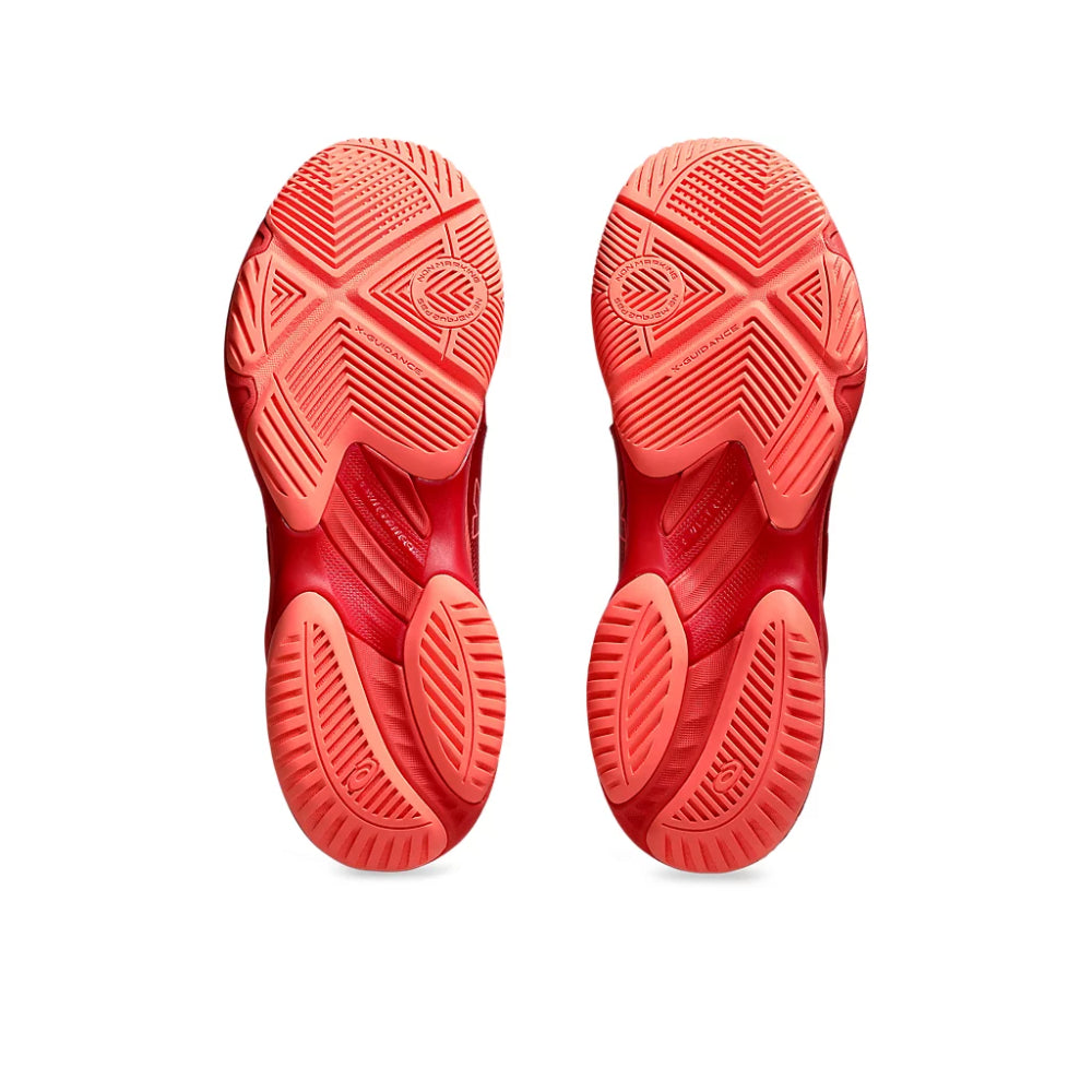 ASICS Men's Netburner Ballistic FF3 Badminton Shoe (Speed Red/Sun Coral)