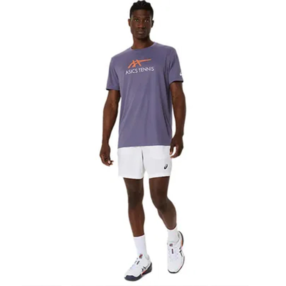 ASICS Men's Court Graphic Tee (Purple)