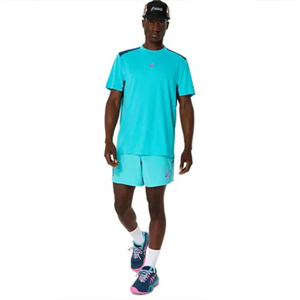 ASICS Men's Padel Court 7IN Short (Energy Aqua)