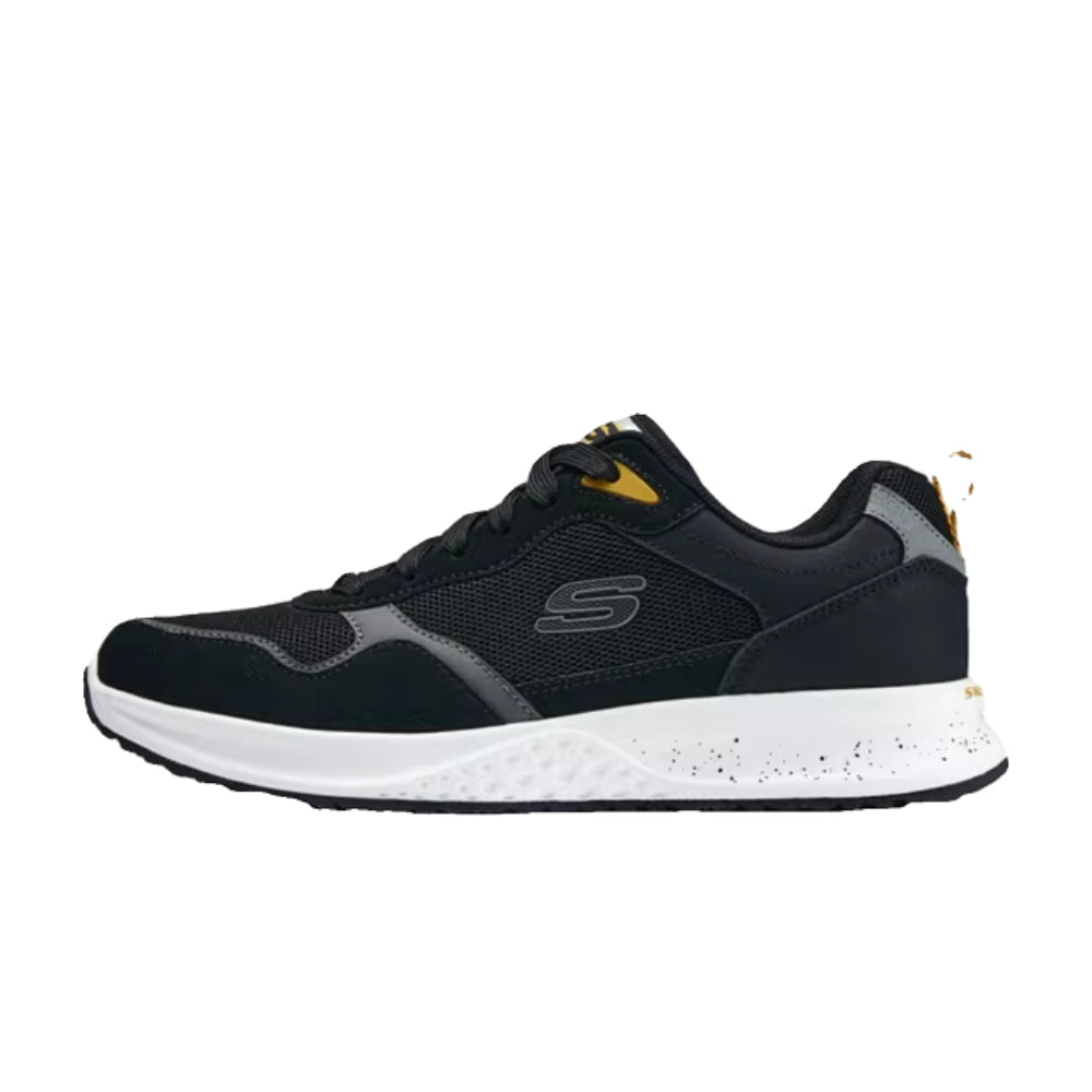 SKECHERS Men's Fletch Alford Walking Shoe (Black)