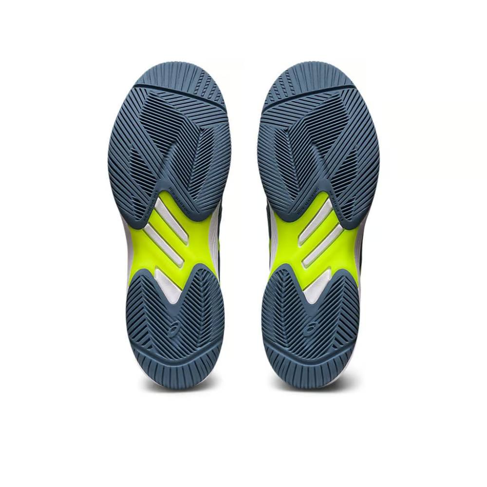 asics Solution Swift FF best Steel Blue,Hazard Green Shoes