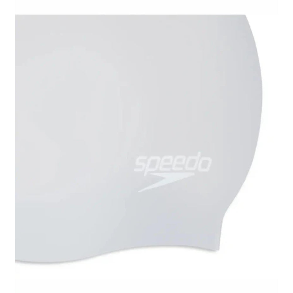 Speedo Adult's Long Hair Swimming Cap (White)