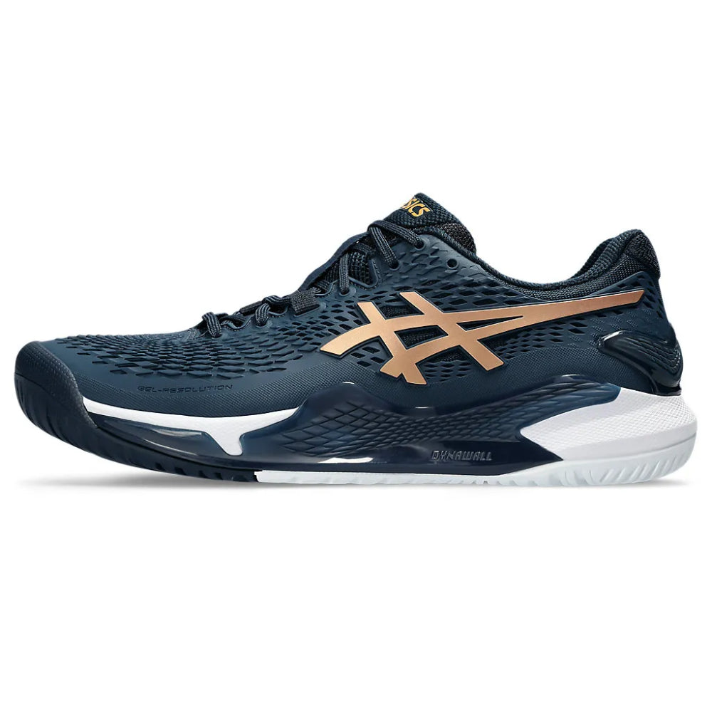 asics Gel-Resolution 9 new tennis French Blue,Pure Gold Shoes