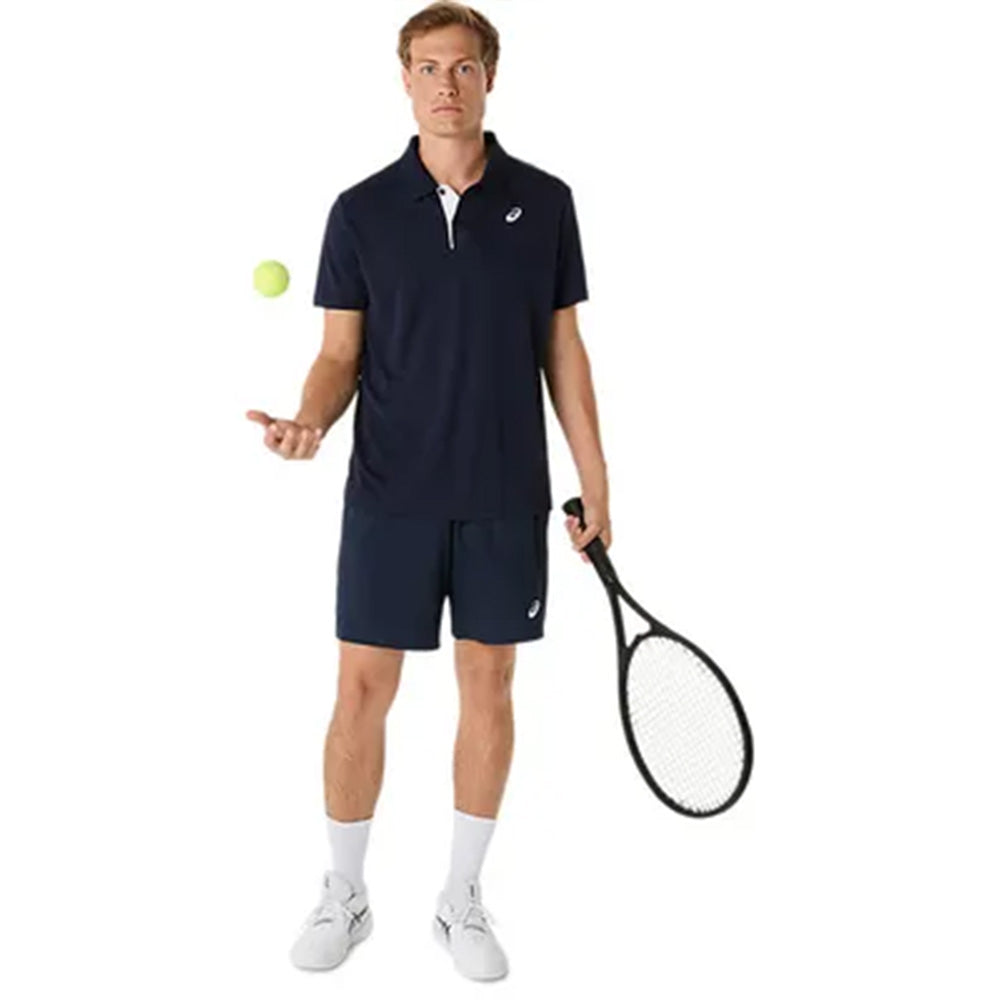 ASICS Men's Silver 9IN Short (Midnight)
