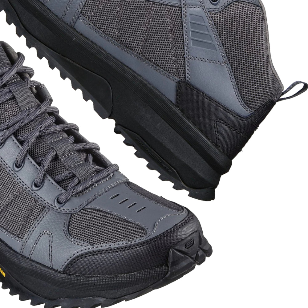 SKECHERS Men's Bionic Trail-Flashpoin Outdoor shoe (Gray/Black)