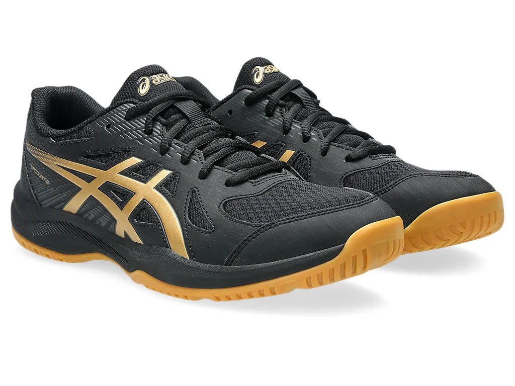 ASICS Men's Upcourt 6 Badminton Shoe (Black/Pure Gold)