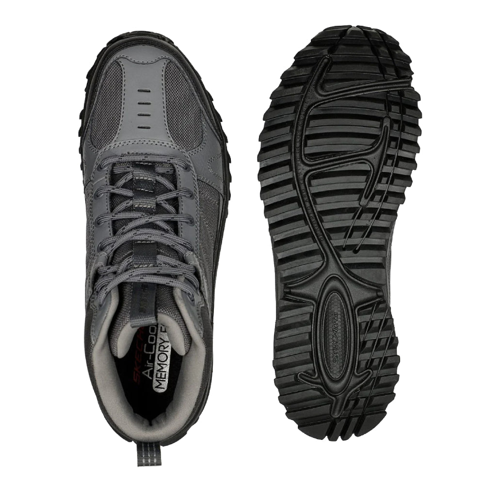 SKECHERS Men's Bionic Trail-Flashpoin Outdoor shoe (Gray/Black)