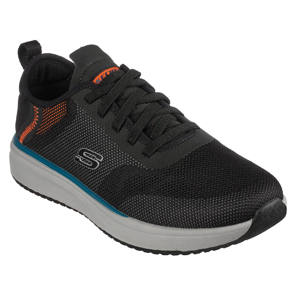 SKECHERS Men's Crowder Destino Running Shoe (Black)