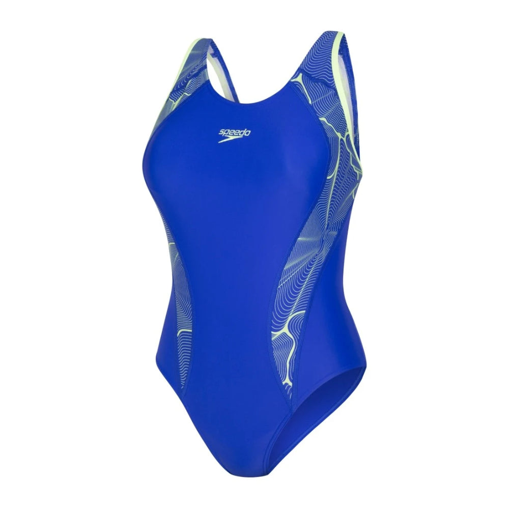 Most recommended Speedo Women Printed Fit Lane Back Swimsuit