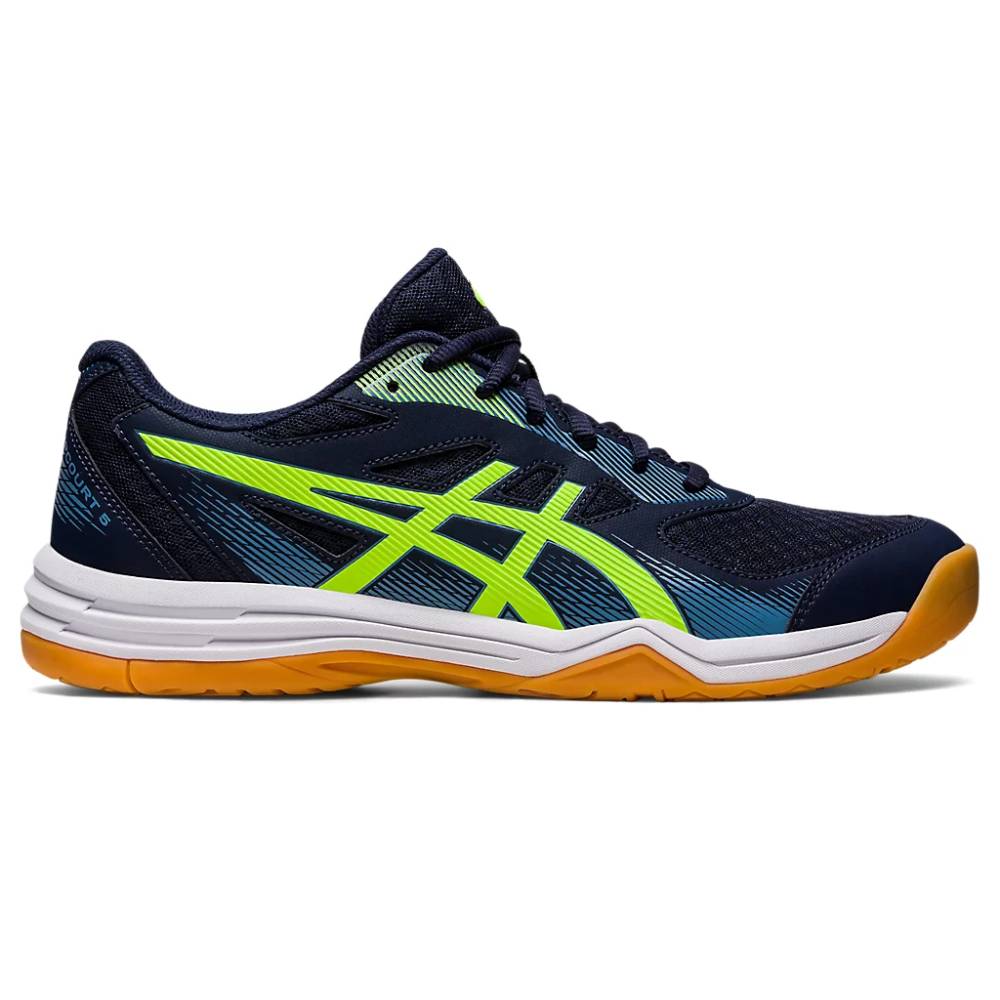 asics latest Upcourt 5 Midnight,Hazard Green Shoes