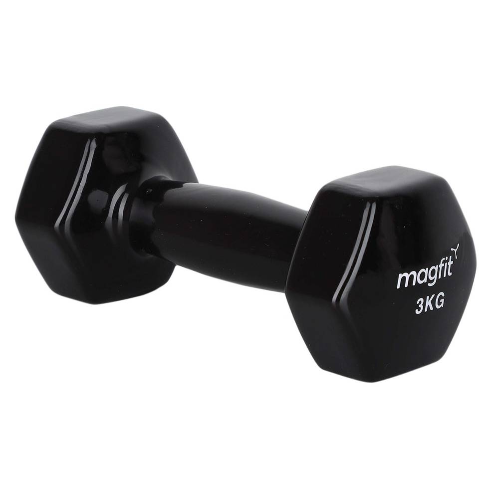 Top recommended  MagFit Vinyl Dumbell (3kg) (Black)