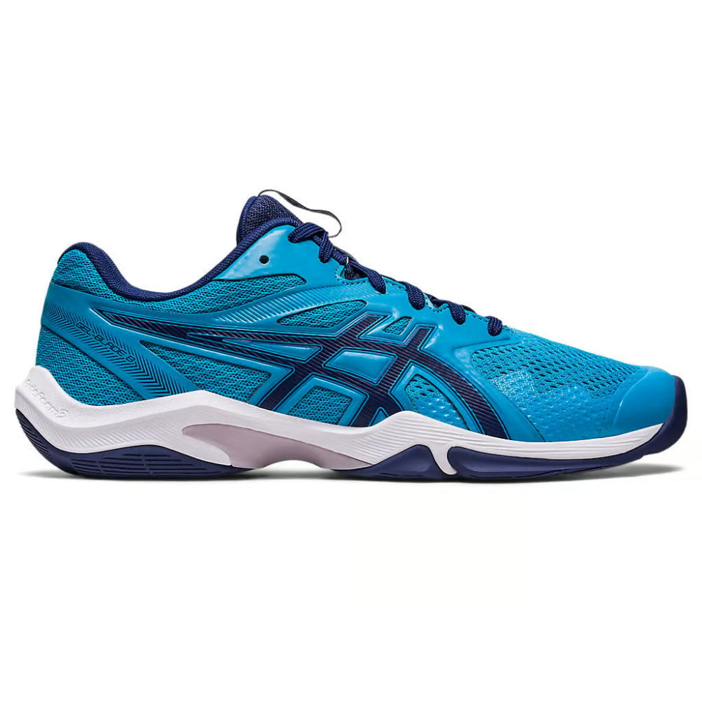 ASICS Men's Gel-Blade Badminton Shoe (Island Blue/Indigo Blue)