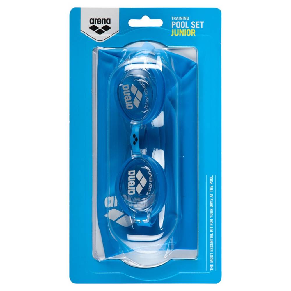 light weight ARENA Junior Swimming Pool Cap & Goggle Set