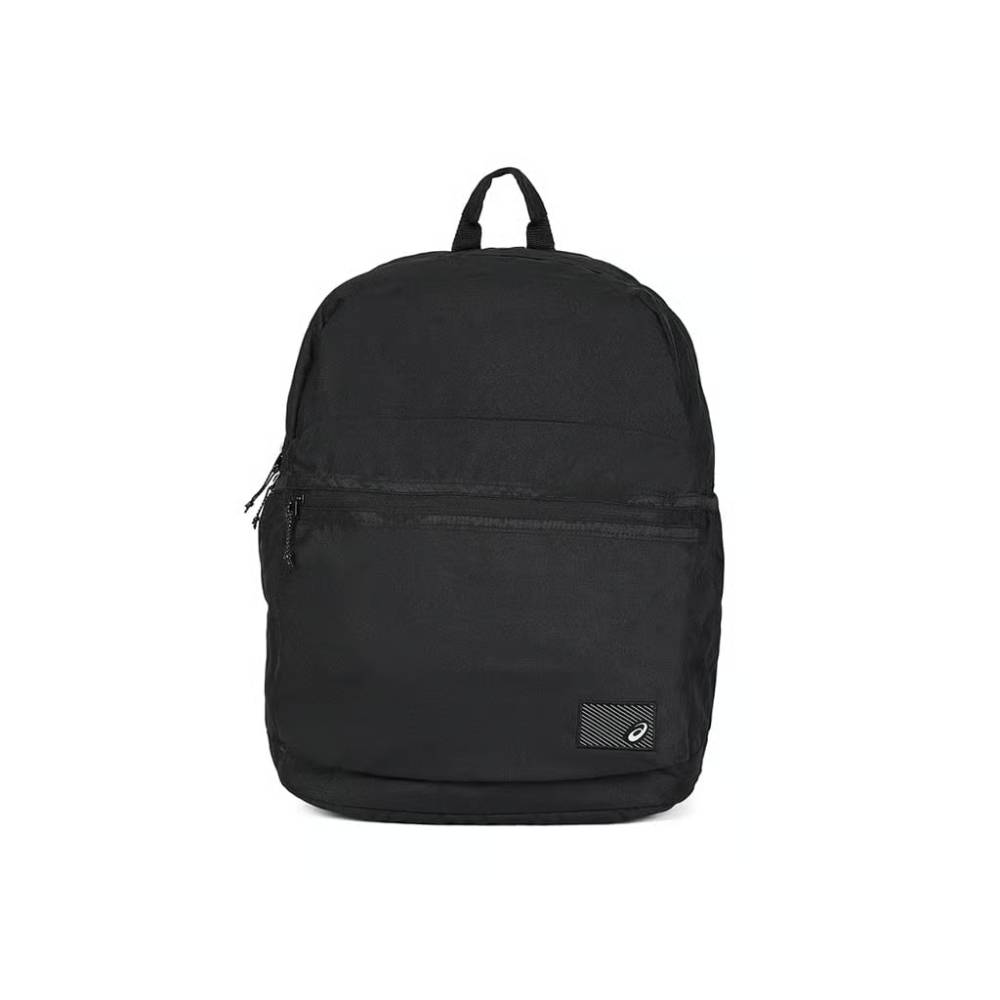 asics best small logo black backpack