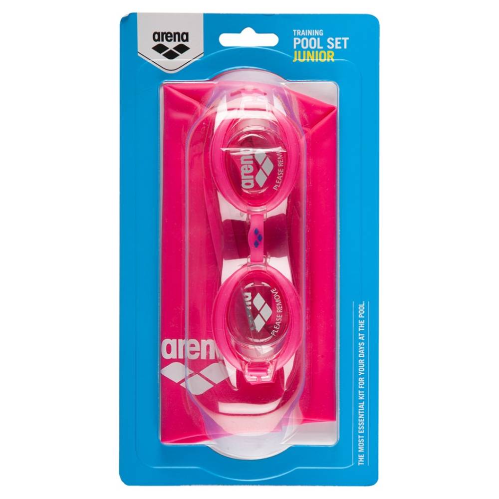 light weight ARENA Junior Swimming Pool Cap & Goggle Set