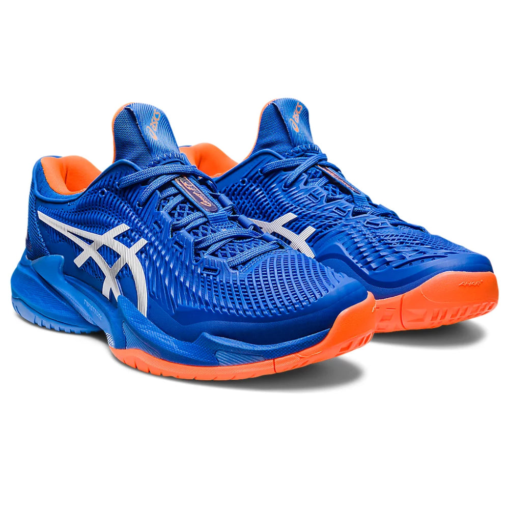 asics Court FF 3 Novak new tennis Tuna Blue,Orange Shoe