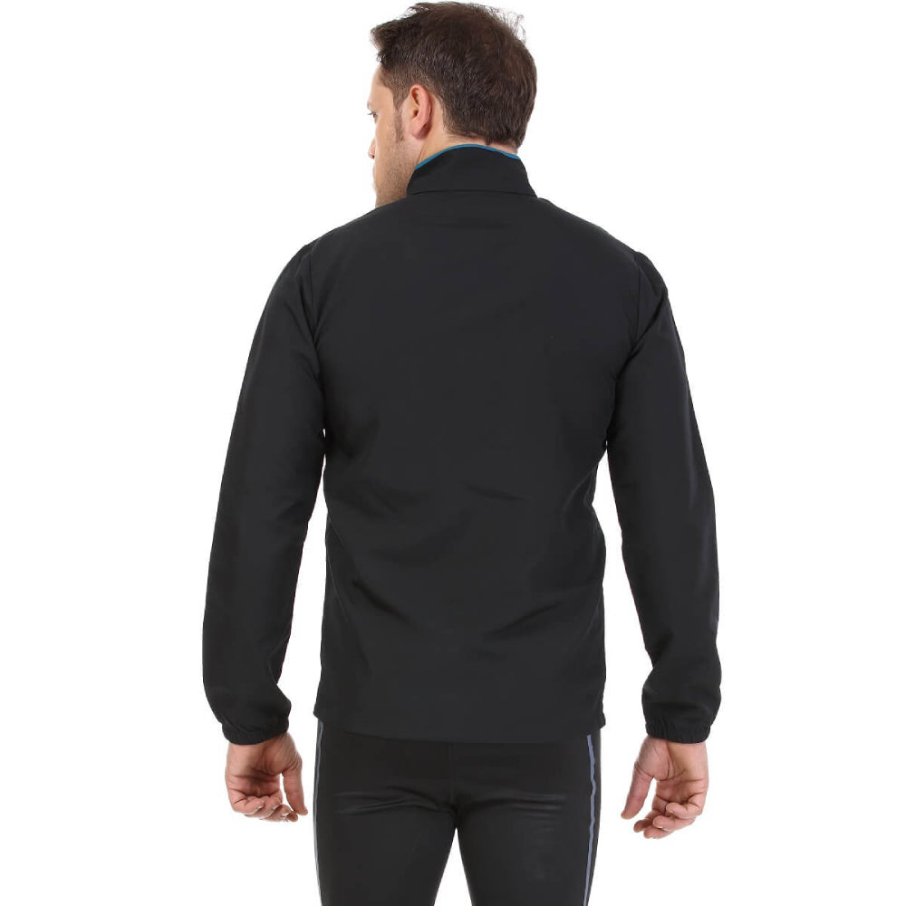 asics latest solid black tracksuit