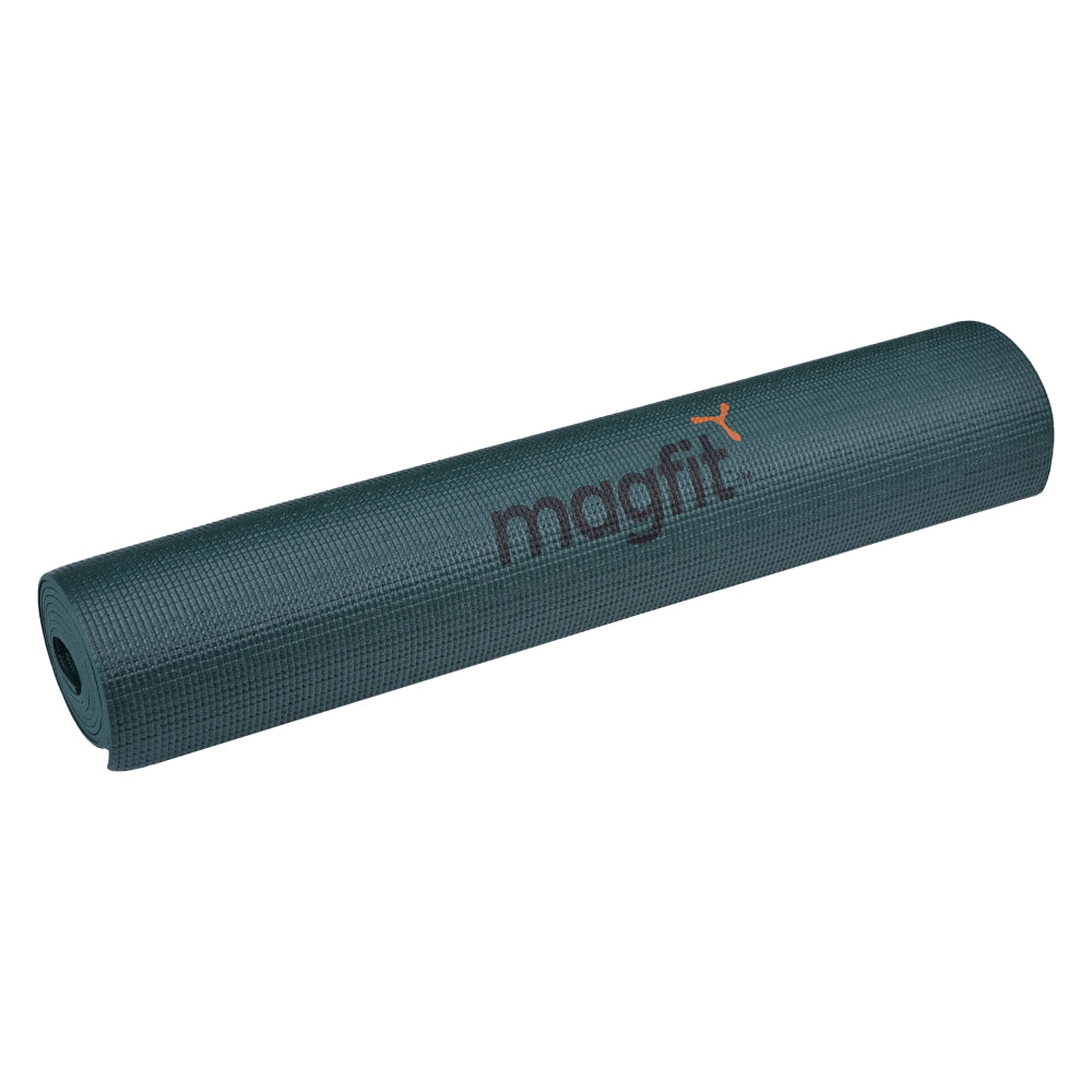 2024 best MagFit PVC Yoga Mat 4MM (Dark Green)