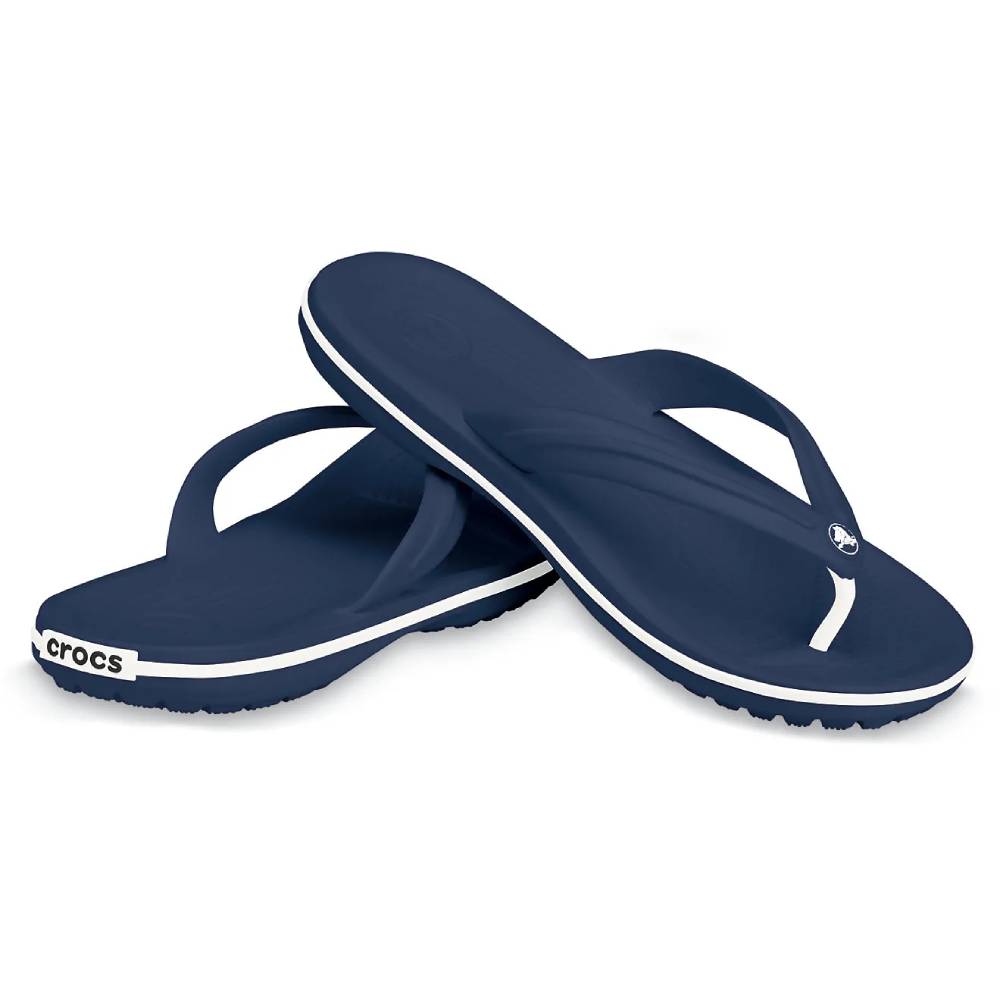 Top CROCS Men Crocband Flip Navy Slipper