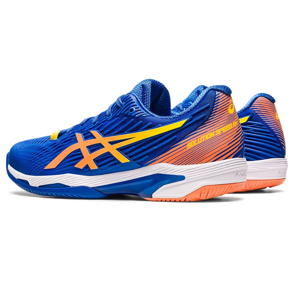asics Solution Speed FF 2 Novak latest tennis Tuna Blue,Sun Peach Shoe