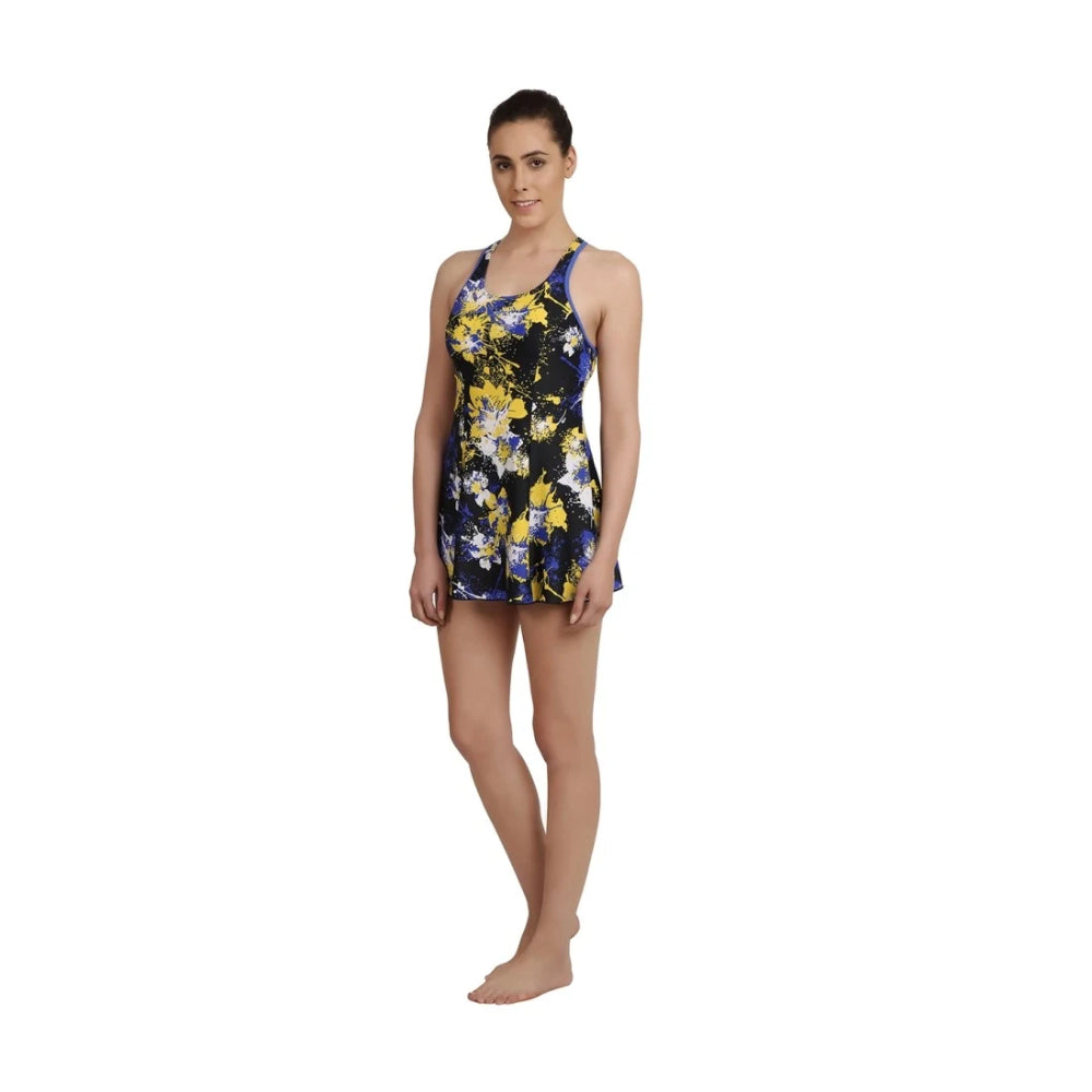 Most recommended Speedo Women Allover Print Racerback Swimdress with Boyleg
