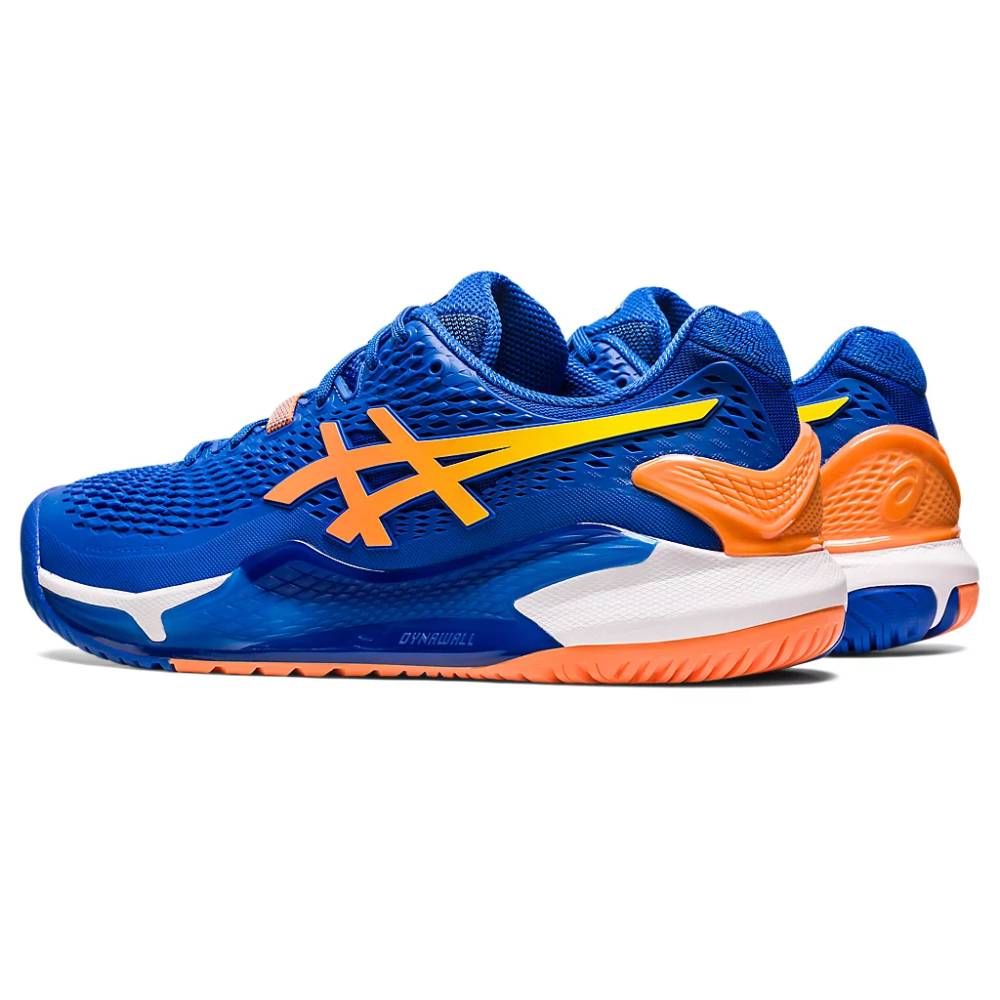 asics Gel-Resolution 9 latest tennis Tuna Blue,Sun Peach Shoes