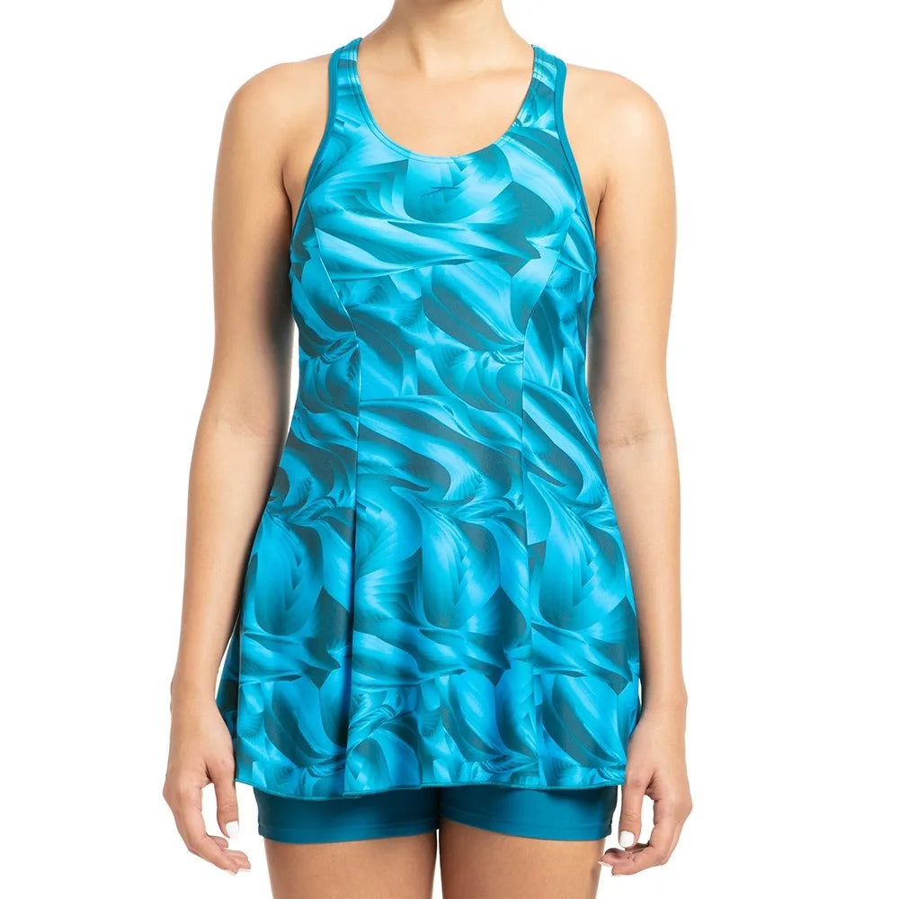 Most recommended Speedo Women Allover Print Swimdress with Boyleg