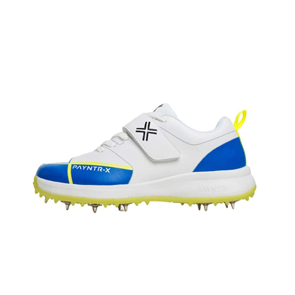 Latest Model PAYNTR Men Bowling Spike White Cricket Shoe