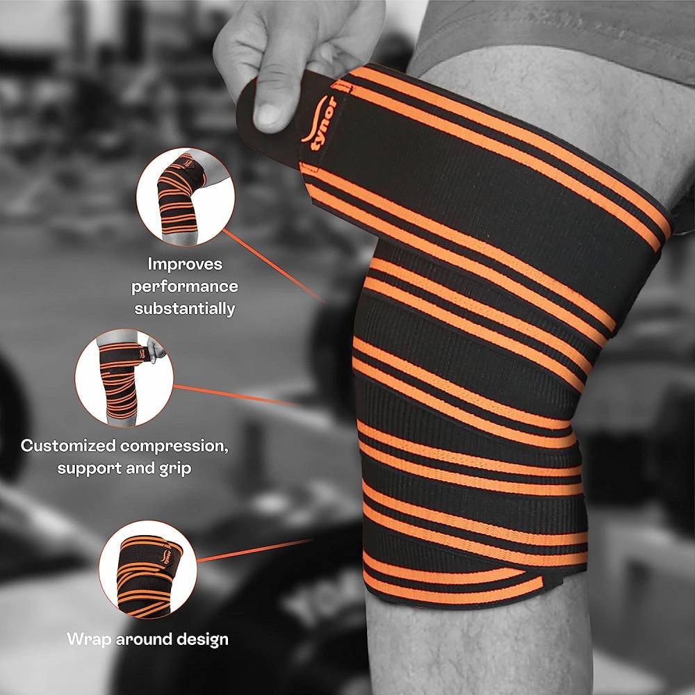 Top TYNOR Weight Lifting Knee Wrap