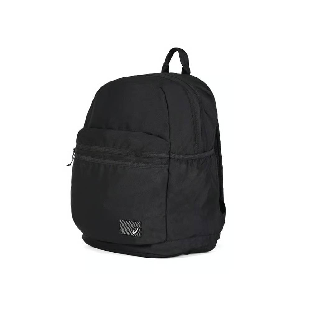 asics top small black backpack