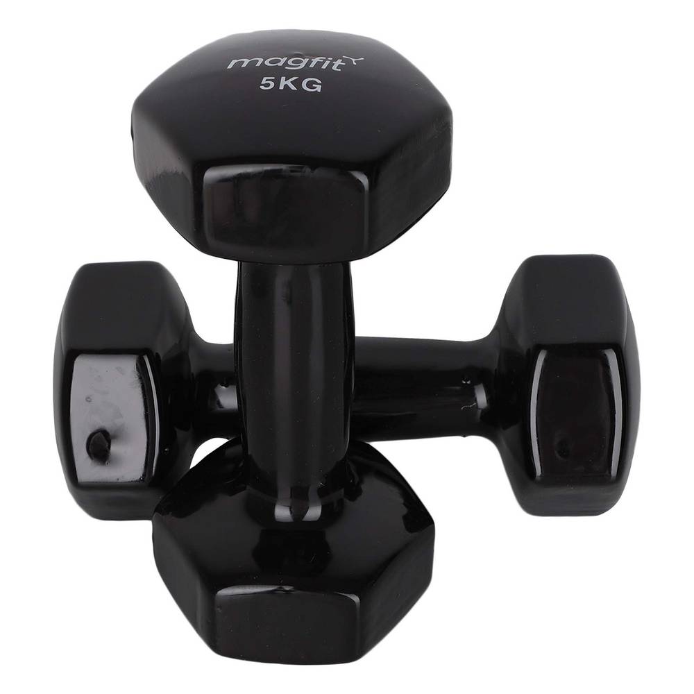 Recommended  MagFit Vinyl Dumbell (5kg) (Black)