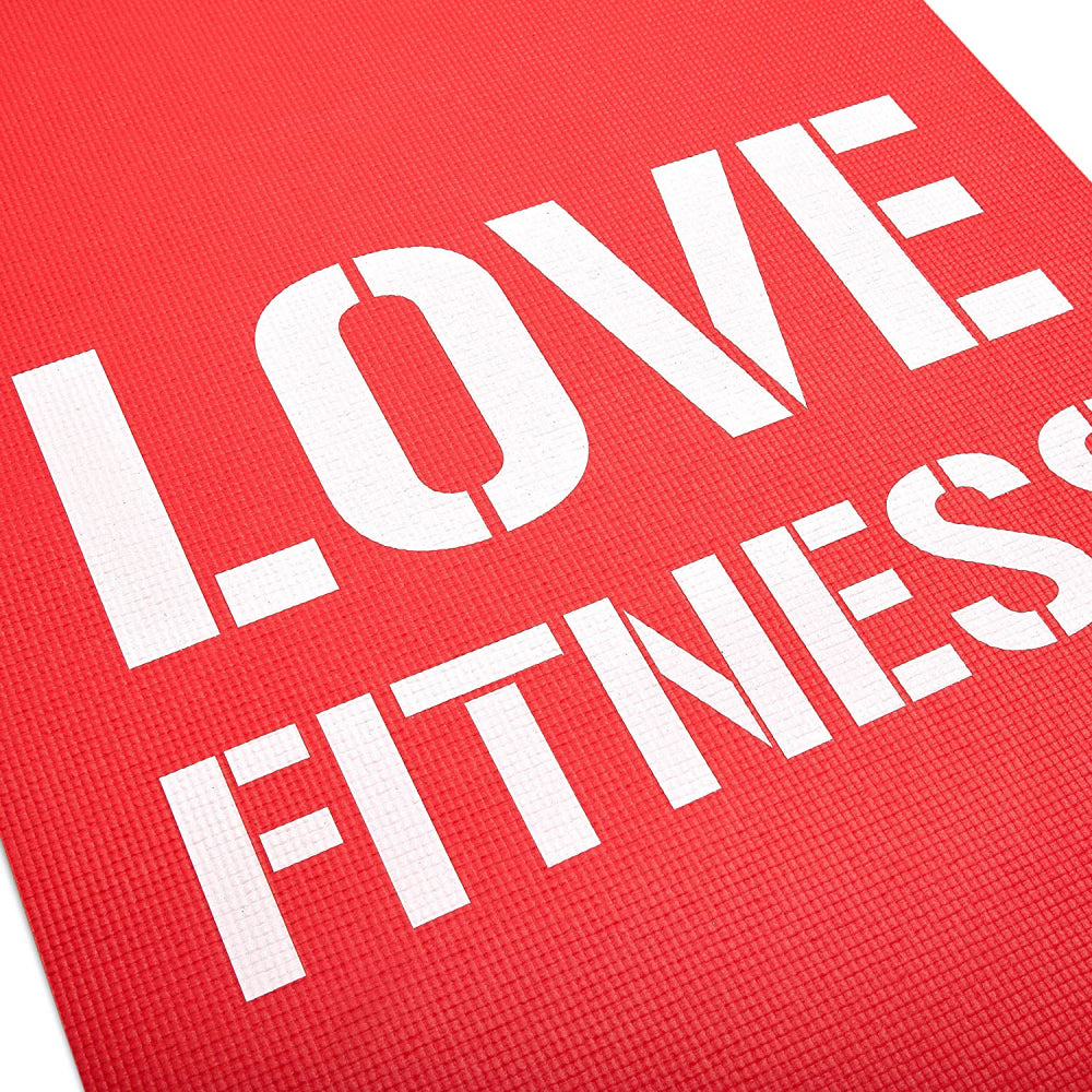 Best Support Reebok Pvc Love Fitness Red Mat